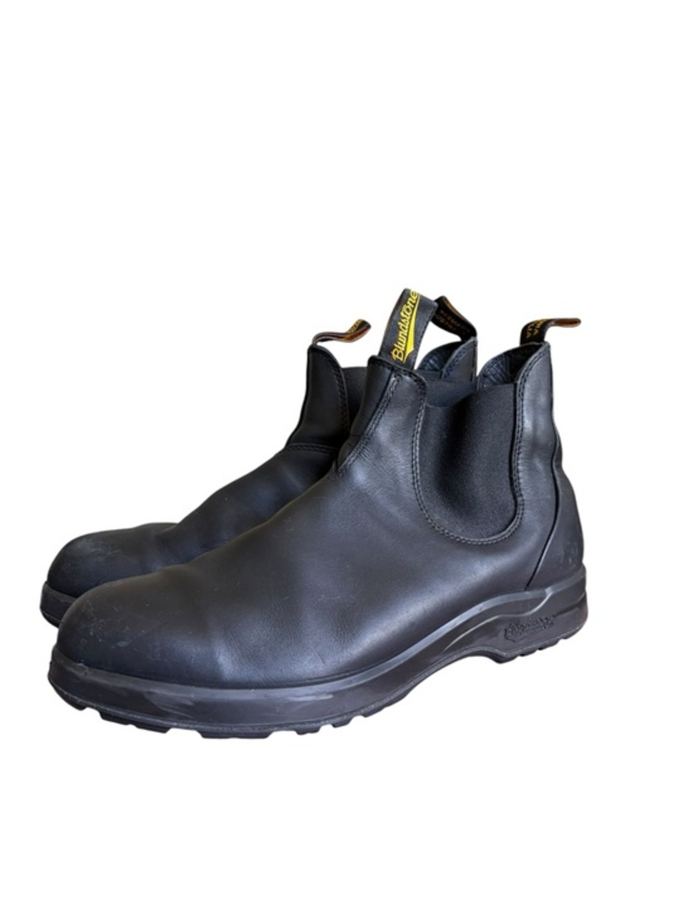 Blundstone black leather boots men’s size 11.